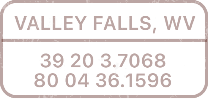Valley Falls, WV postmark