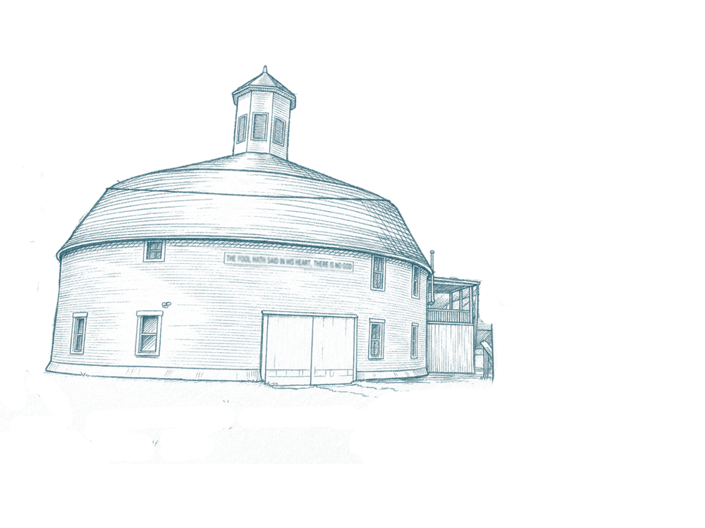 Hand-drawn illustration — Mannington, Marion County, WV