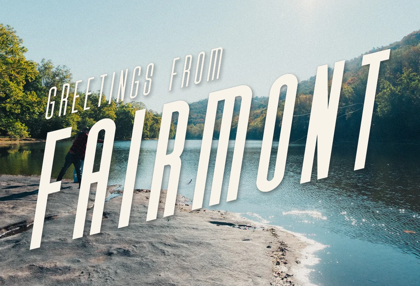 Greetings from Fairmont postcard