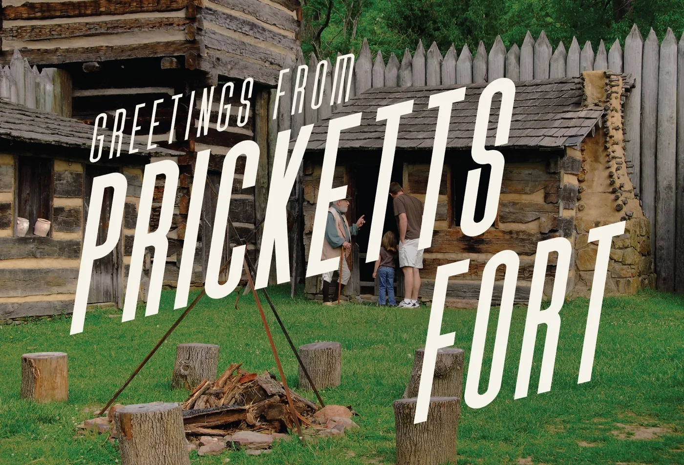 Greetings from Pricketts Fort postcard