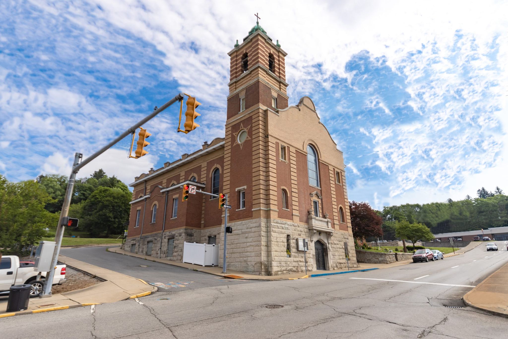large stone church