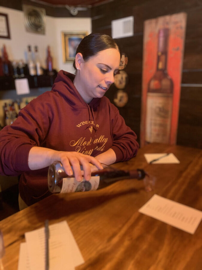 MonValley Vineyards Wine Cellar